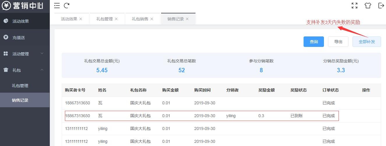 如何在微信端售卖和分销礼包